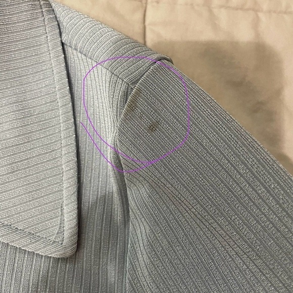 Wayf Naomi Short Sleeve Button Up Collared Top Shirt Blouse Small Blue *… - Picture 4 of 9